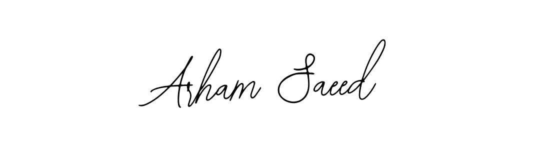 Make a beautiful signature design for name Arham Saeed. With this signature (Bearetta-2O07w) style, you can create a handwritten signature for free. Arham Saeed signature style 12 images and pictures png