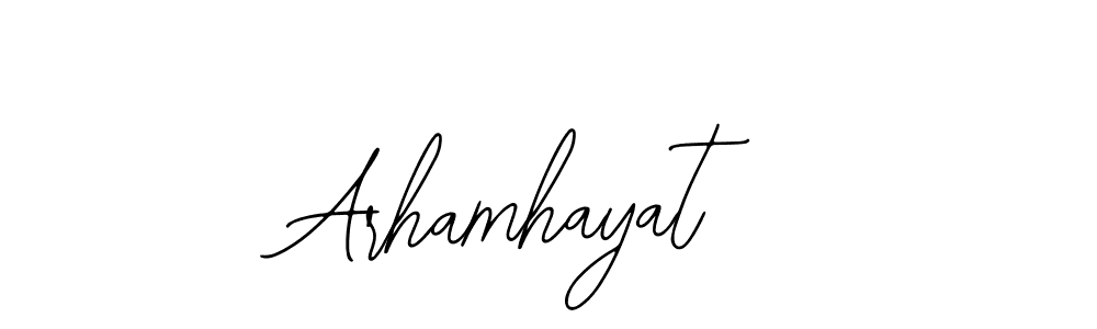 if you are searching for the best signature style for your name Arhamhayat. so please give up your signature search. here we have designed multiple signature styles  using Bearetta-2O07w. Arhamhayat signature style 12 images and pictures png