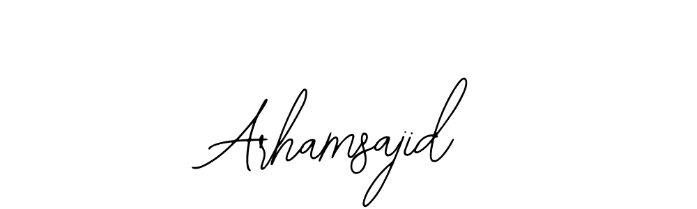 You can use this online signature creator to create a handwritten signature for the name Arhamsajid. This is the best online autograph maker. Arhamsajid signature style 12 images and pictures png