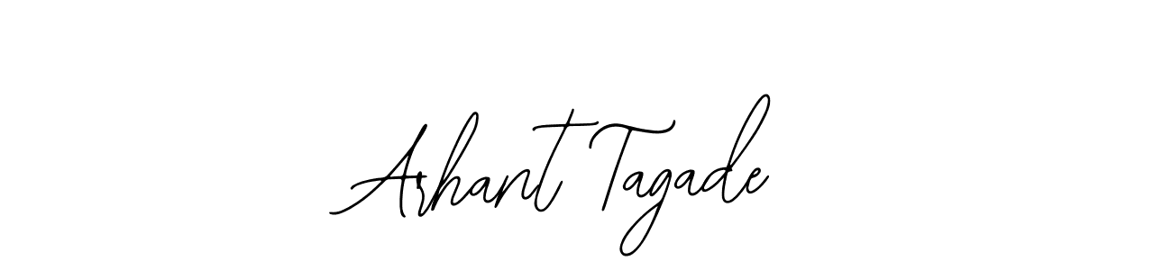Design your own signature with our free online signature maker. With this signature software, you can create a handwritten (Bearetta-2O07w) signature for name Arhant Tagade. Arhant Tagade signature style 12 images and pictures png