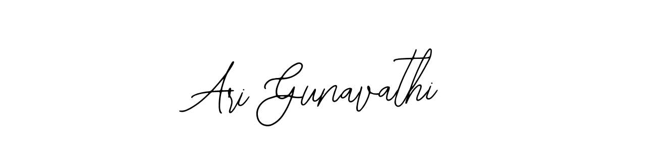 The best way (Bearetta-2O07w) to make a short signature is to pick only two or three words in your name. The name Ari Gunavathi include a total of six letters. For converting this name. Ari Gunavathi signature style 12 images and pictures png