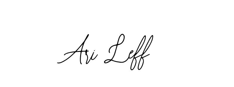 The best way (Bearetta-2O07w) to make a short signature is to pick only two or three words in your name. The name Ari Leff include a total of six letters. For converting this name. Ari Leff signature style 12 images and pictures png