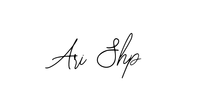 How to make Ari Shp signature? Bearetta-2O07w is a professional autograph style. Create handwritten signature for Ari Shp name. Ari Shp signature style 12 images and pictures png