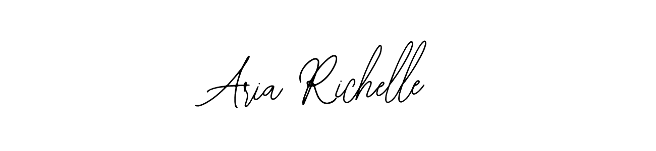 Similarly Bearetta-2O07w is the best handwritten signature design. Signature creator online .You can use it as an online autograph creator for name Aria Richelle. Aria Richelle signature style 12 images and pictures png