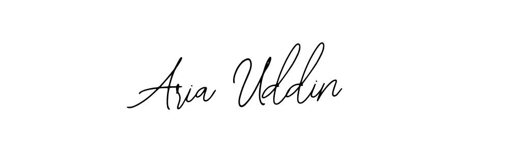 Make a beautiful signature design for name Aria Uddin. With this signature (Bearetta-2O07w) style, you can create a handwritten signature for free. Aria Uddin signature style 12 images and pictures png