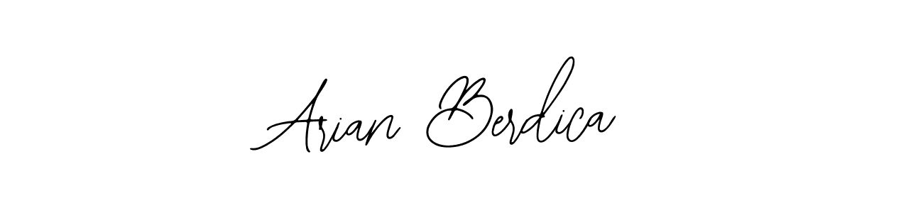 Design your own signature with our free online signature maker. With this signature software, you can create a handwritten (Bearetta-2O07w) signature for name Arian Berdica. Arian Berdica signature style 12 images and pictures png