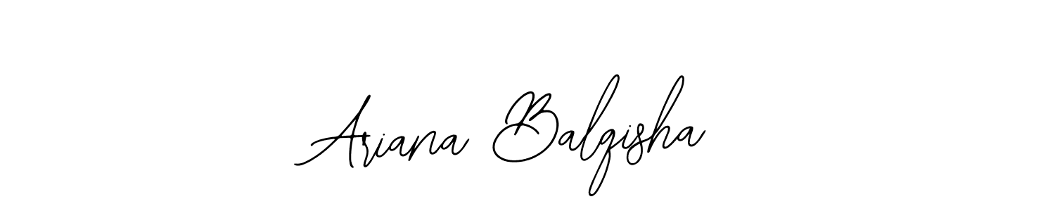 How to make Ariana Balqisha signature? Bearetta-2O07w is a professional autograph style. Create handwritten signature for Ariana Balqisha name. Ariana Balqisha signature style 12 images and pictures png