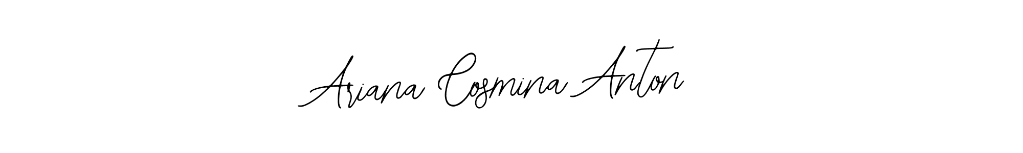 Make a beautiful signature design for name Ariana Cosmina Anton. Use this online signature maker to create a handwritten signature for free. Ariana Cosmina Anton signature style 12 images and pictures png