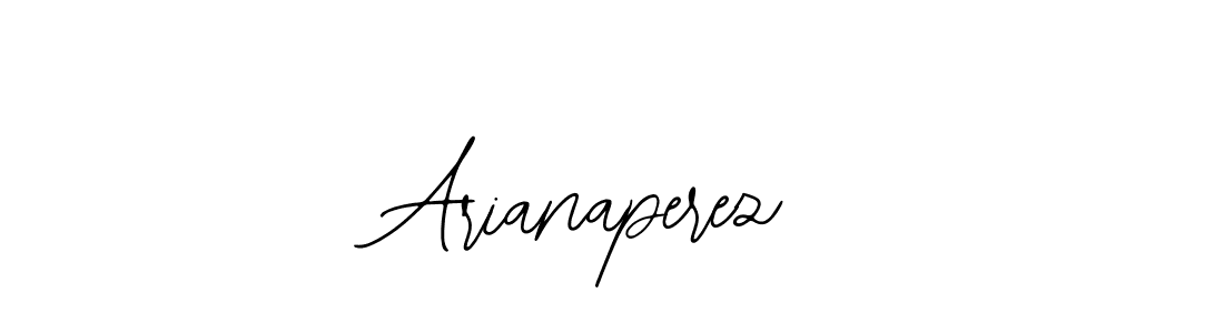 How to make Arianaperez name signature. Use Bearetta-2O07w style for creating short signs online. This is the latest handwritten sign. Arianaperez signature style 12 images and pictures png