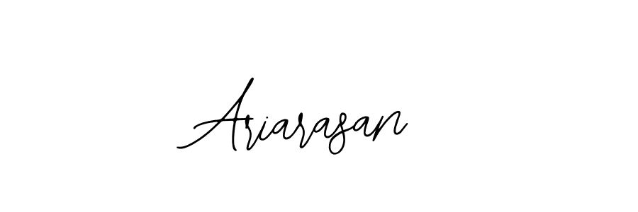 It looks lik you need a new signature style for name Ariarasan. Design unique handwritten (Bearetta-2O07w) signature with our free signature maker in just a few clicks. Ariarasan signature style 12 images and pictures png