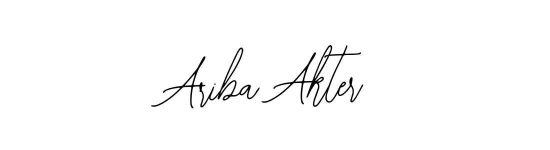 Also You can easily find your signature by using the search form. We will create Ariba Akter name handwritten signature images for you free of cost using Bearetta-2O07w sign style. Ariba Akter signature style 12 images and pictures png