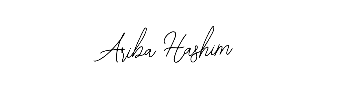 You should practise on your own different ways (Bearetta-2O07w) to write your name (Ariba Hashim) in signature. don't let someone else do it for you. Ariba Hashim signature style 12 images and pictures png