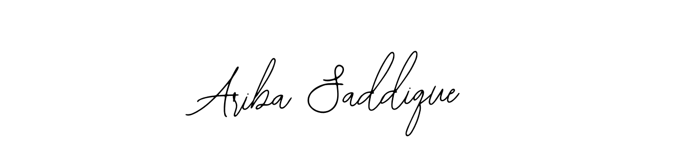 Similarly Bearetta-2O07w is the best handwritten signature design. Signature creator online .You can use it as an online autograph creator for name Ariba Saddique. Ariba Saddique signature style 12 images and pictures png