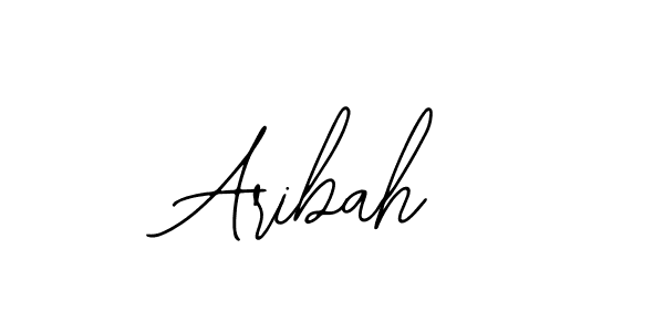 How to make Aribah signature? Bearetta-2O07w is a professional autograph style. Create handwritten signature for Aribah name. Aribah signature style 12 images and pictures png