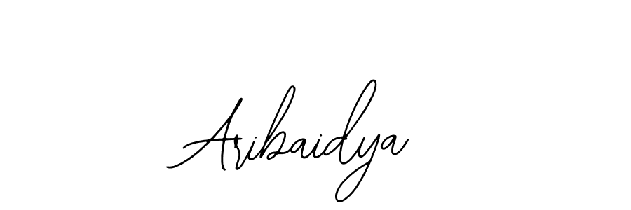 Make a beautiful signature design for name Aribaidya. With this signature (Bearetta-2O07w) style, you can create a handwritten signature for free. Aribaidya signature style 12 images and pictures png