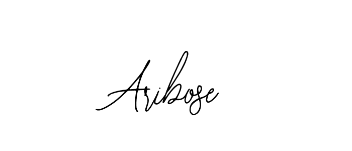 How to make Aribose signature? Bearetta-2O07w is a professional autograph style. Create handwritten signature for Aribose name. Aribose signature style 12 images and pictures png