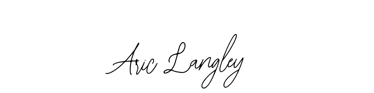 The best way (Bearetta-2O07w) to make a short signature is to pick only two or three words in your name. The name Aric Langley include a total of six letters. For converting this name. Aric Langley signature style 12 images and pictures png