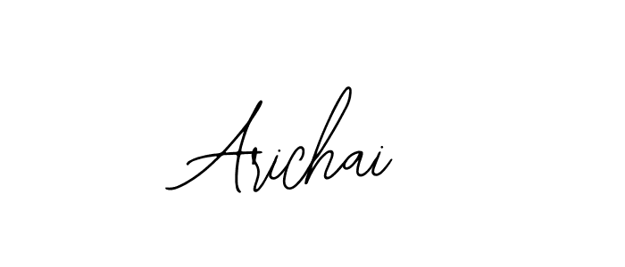 You should practise on your own different ways (Bearetta-2O07w) to write your name (Arichai) in signature. don't let someone else do it for you. Arichai signature style 12 images and pictures png