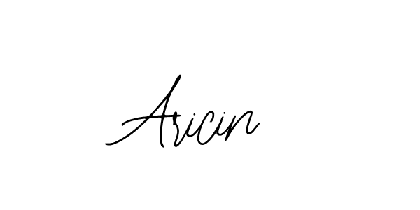 Design your own signature with our free online signature maker. With this signature software, you can create a handwritten (Bearetta-2O07w) signature for name Aricin. Aricin signature style 12 images and pictures png