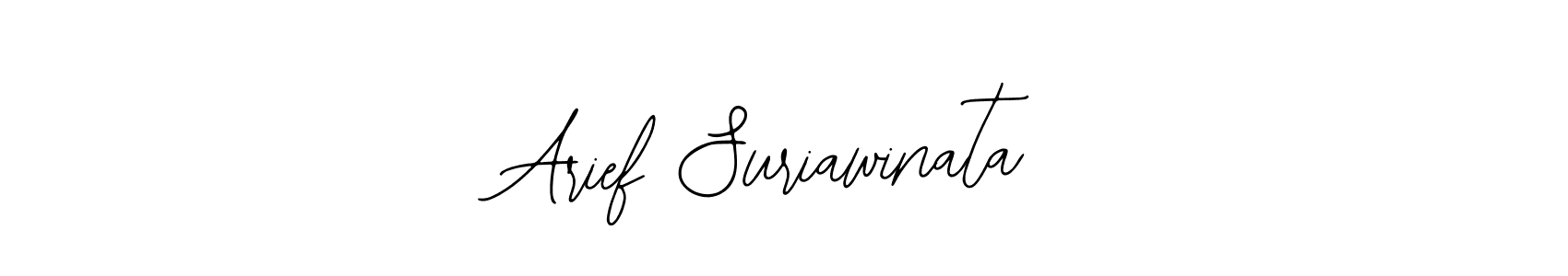Use a signature maker to create a handwritten signature online. With this signature software, you can design (Bearetta-2O07w) your own signature for name Arief Suriawinata. Arief Suriawinata signature style 12 images and pictures png