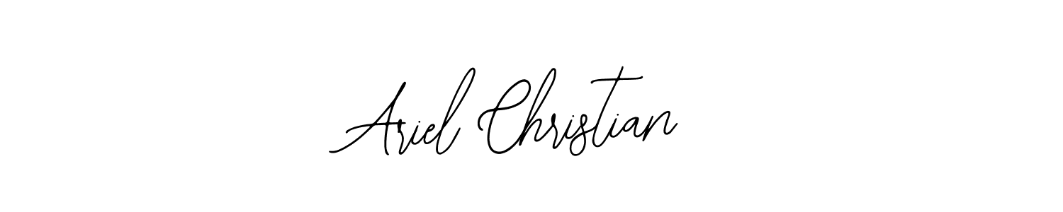 Use a signature maker to create a handwritten signature online. With this signature software, you can design (Bearetta-2O07w) your own signature for name Ariel Christian. Ariel Christian signature style 12 images and pictures png