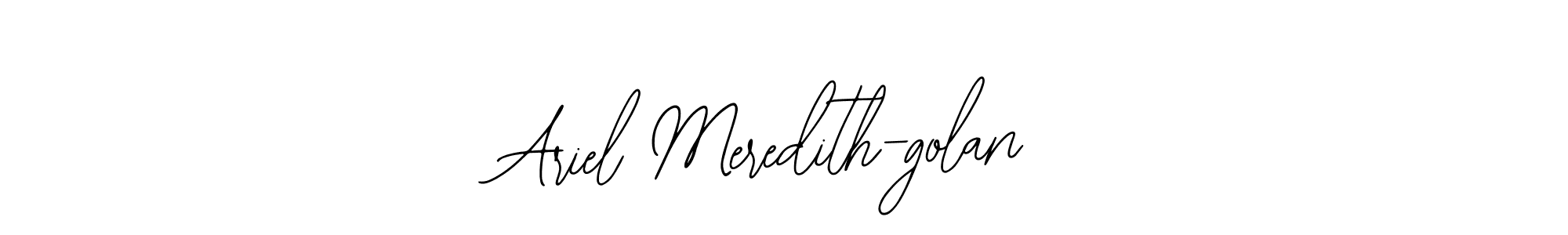 Make a beautiful signature design for name Ariel Meredith-golan. With this signature (Bearetta-2O07w) style, you can create a handwritten signature for free. Ariel Meredith-golan signature style 12 images and pictures png