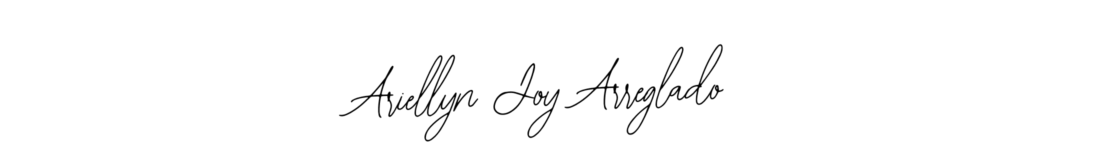 Also You can easily find your signature by using the search form. We will create Ariellyn Joy Arreglado name handwritten signature images for you free of cost using Bearetta-2O07w sign style. Ariellyn Joy Arreglado signature style 12 images and pictures png