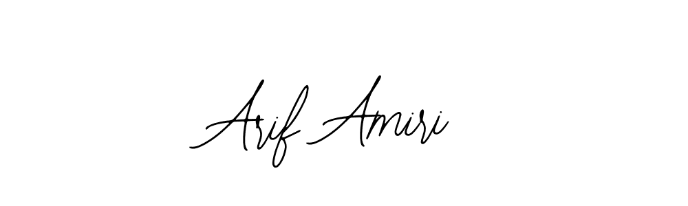 Design your own signature with our free online signature maker. With this signature software, you can create a handwritten (Bearetta-2O07w) signature for name Arif Amiri. Arif Amiri signature style 12 images and pictures png