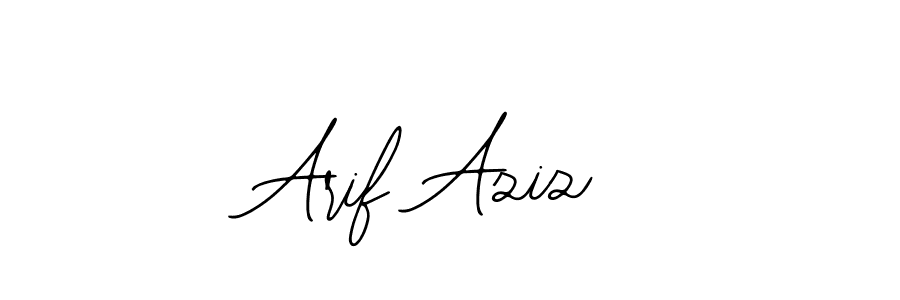 How to make Arif Aziz signature? Bearetta-2O07w is a professional autograph style. Create handwritten signature for Arif Aziz name. Arif Aziz signature style 12 images and pictures png