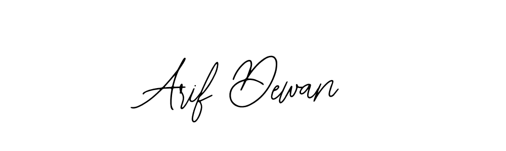 Bearetta-2O07w is a professional signature style that is perfect for those who want to add a touch of class to their signature. It is also a great choice for those who want to make their signature more unique. Get Arif Dewan name to fancy signature for free. Arif Dewan signature style 12 images and pictures png