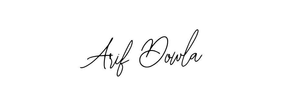 How to make Arif Dowla signature? Bearetta-2O07w is a professional autograph style. Create handwritten signature for Arif Dowla name. Arif Dowla signature style 12 images and pictures png