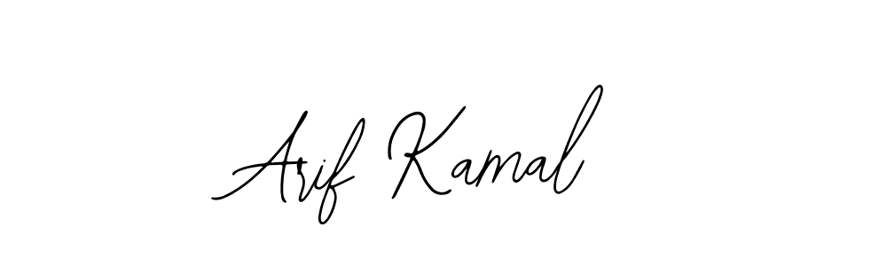 Arif Kamal stylish signature style. Best Handwritten Sign (Bearetta-2O07w) for my name. Handwritten Signature Collection Ideas for my name Arif Kamal. Arif Kamal signature style 12 images and pictures png