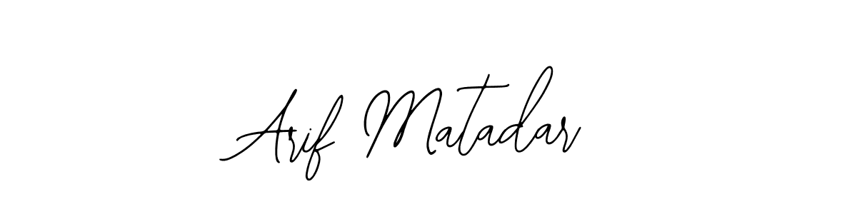 Make a beautiful signature design for name Arif Matadar. Use this online signature maker to create a handwritten signature for free. Arif Matadar signature style 12 images and pictures png