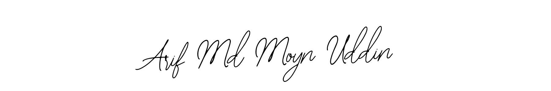 You should practise on your own different ways (Bearetta-2O07w) to write your name (Arif Md Moyn Uddin) in signature. don't let someone else do it for you. Arif Md Moyn Uddin signature style 12 images and pictures png