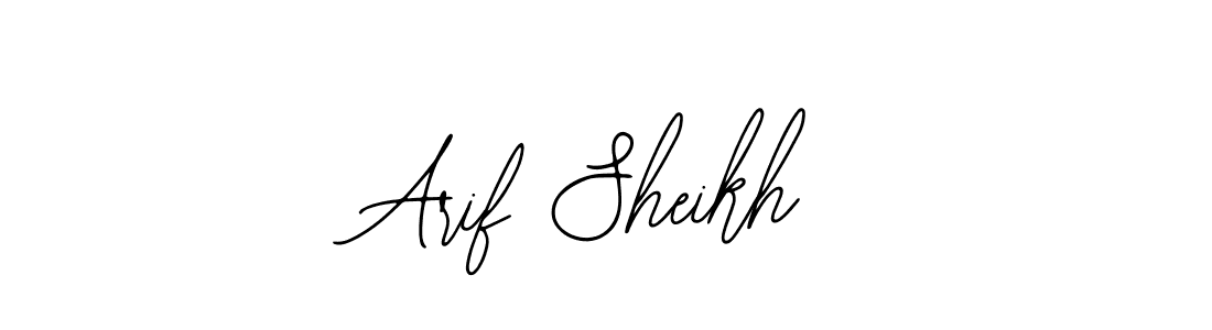 Use a signature maker to create a handwritten signature online. With this signature software, you can design (Bearetta-2O07w) your own signature for name Arif Sheikh. Arif Sheikh signature style 12 images and pictures png
