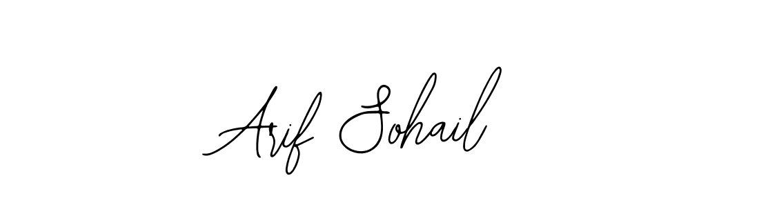 Use a signature maker to create a handwritten signature online. With this signature software, you can design (Bearetta-2O07w) your own signature for name Arif Sohail. Arif Sohail signature style 12 images and pictures png