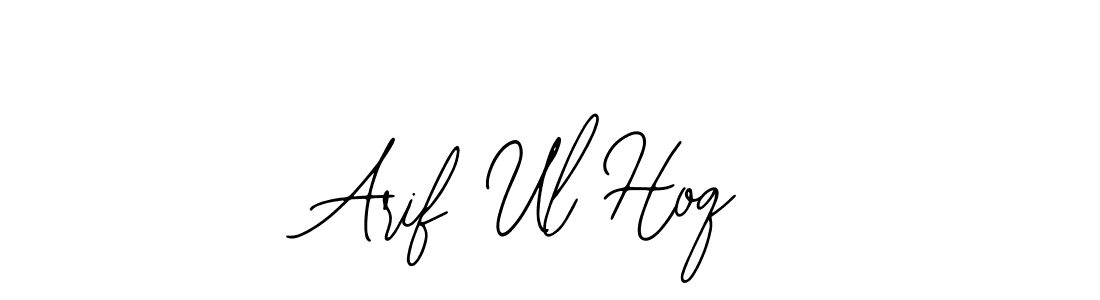 Use a signature maker to create a handwritten signature online. With this signature software, you can design (Bearetta-2O07w) your own signature for name Arif Ul Hoq. Arif Ul Hoq signature style 12 images and pictures png