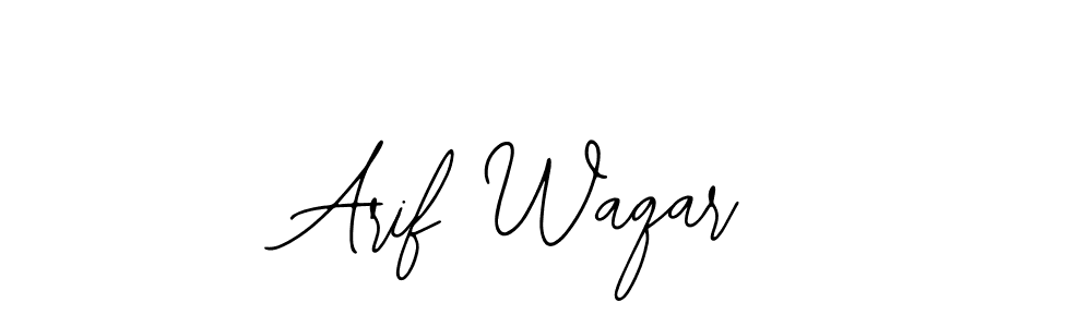 Also You can easily find your signature by using the search form. We will create Arif Waqar name handwritten signature images for you free of cost using Bearetta-2O07w sign style. Arif Waqar signature style 12 images and pictures png