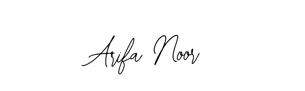 This is the best signature style for the Arifa Noor name. Also you like these signature font (Bearetta-2O07w). Mix name signature. Arifa Noor signature style 12 images and pictures png