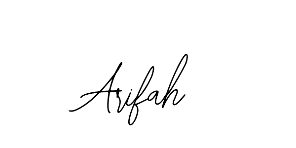 How to make Arifah signature? Bearetta-2O07w is a professional autograph style. Create handwritten signature for Arifah name. Arifah signature style 12 images and pictures png