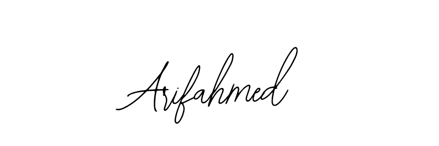 How to make Arifahmed signature? Bearetta-2O07w is a professional autograph style. Create handwritten signature for Arifahmed name. Arifahmed signature style 12 images and pictures png