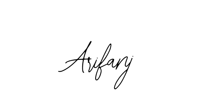 Make a beautiful signature design for name Arifanj. With this signature (Bearetta-2O07w) style, you can create a handwritten signature for free. Arifanj signature style 12 images and pictures png