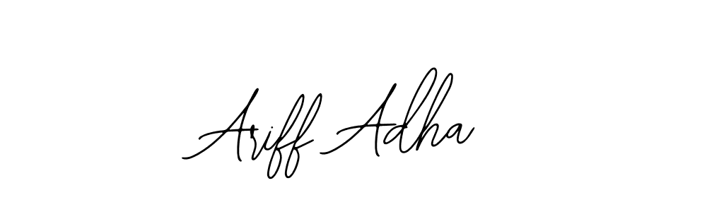 Make a beautiful signature design for name Ariff Adha. Use this online signature maker to create a handwritten signature for free. Ariff Adha signature style 12 images and pictures png