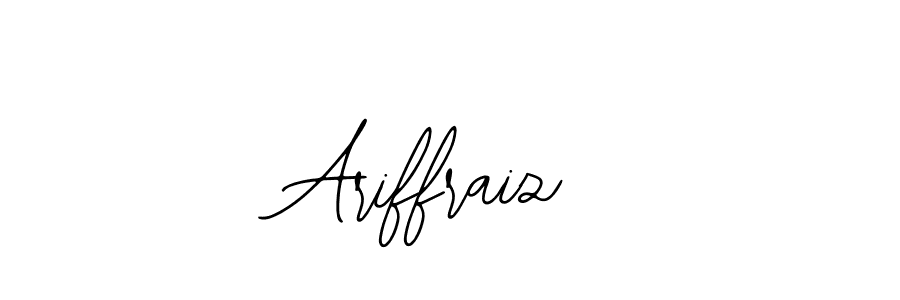 The best way (Bearetta-2O07w) to make a short signature is to pick only two or three words in your name. The name Ariffraiz include a total of six letters. For converting this name. Ariffraiz signature style 12 images and pictures png