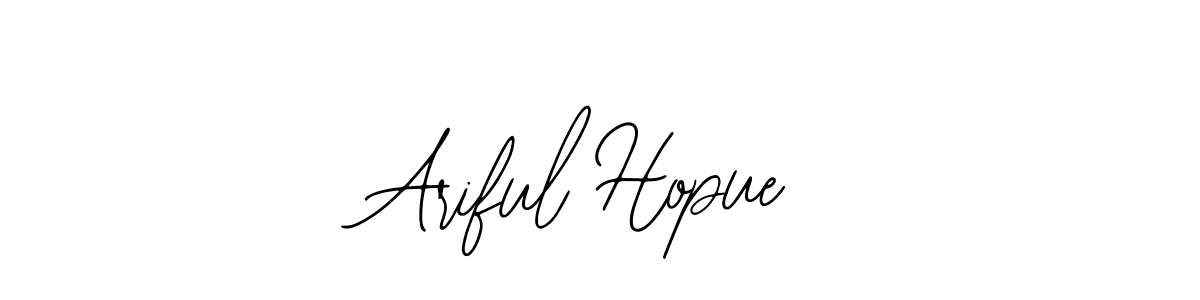 See photos of Ariful Hopue official signature by Spectra . Check more albums & portfolios. Read reviews & check more about Bearetta-2O07w font. Ariful Hopue signature style 12 images and pictures png