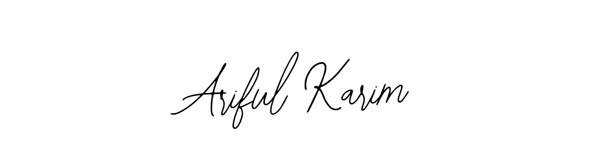 if you are searching for the best signature style for your name Ariful Karim. so please give up your signature search. here we have designed multiple signature styles  using Bearetta-2O07w. Ariful Karim signature style 12 images and pictures png