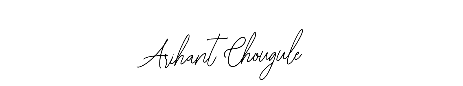 if you are searching for the best signature style for your name Arihant Chougule. so please give up your signature search. here we have designed multiple signature styles  using Bearetta-2O07w. Arihant Chougule signature style 12 images and pictures png