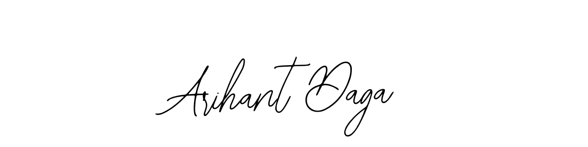 The best way (Bearetta-2O07w) to make a short signature is to pick only two or three words in your name. The name Arihant Daga include a total of six letters. For converting this name. Arihant Daga signature style 12 images and pictures png