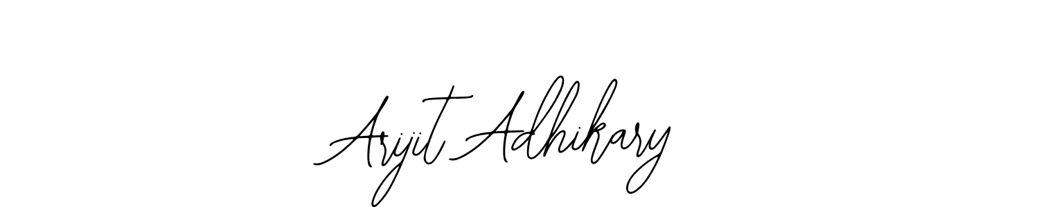 Also we have Arijit Adhikary name is the best signature style. Create professional handwritten signature collection using Bearetta-2O07w autograph style. Arijit Adhikary signature style 12 images and pictures png