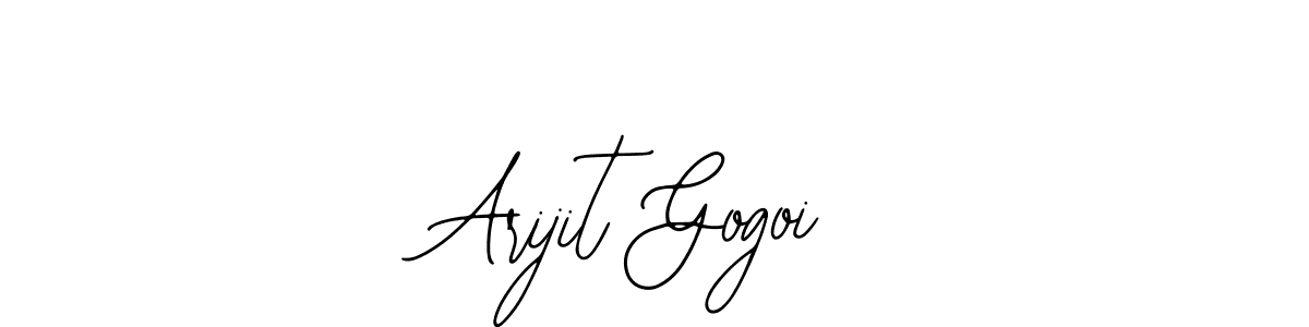 You should practise on your own different ways (Bearetta-2O07w) to write your name (Arijit Gogoi) in signature. don't let someone else do it for you. Arijit Gogoi signature style 12 images and pictures png